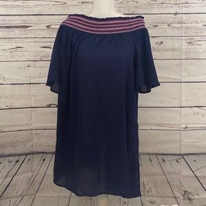 Gap off the shoulder dress
